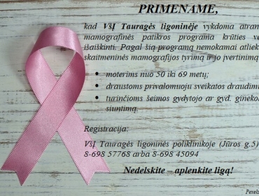 Mamografinės patikros programa